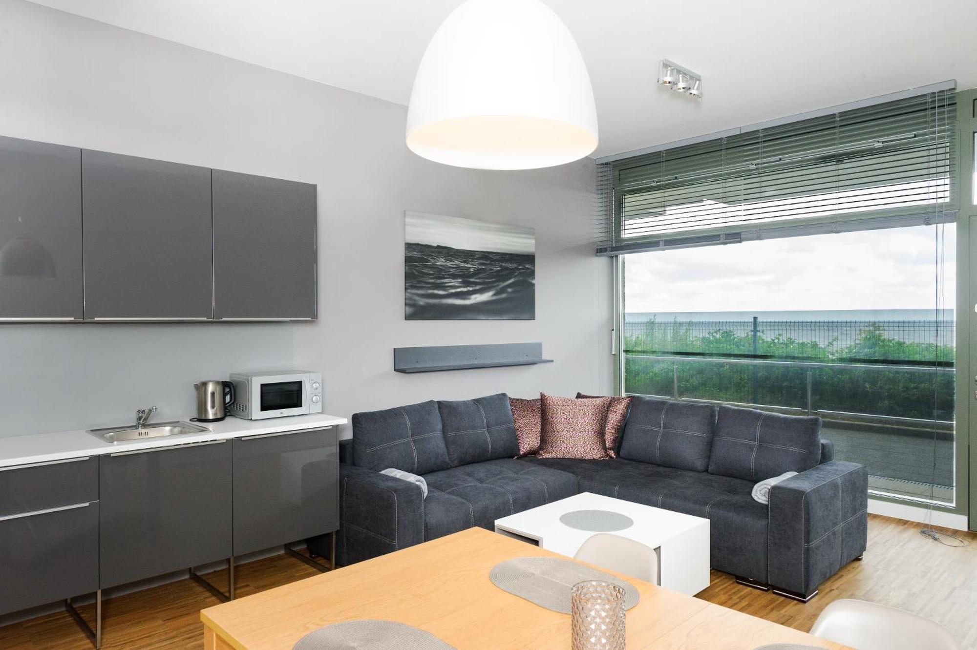 Apartament Blue I Grey Na Klifie Ustronie Morskie Eksteriør bilde